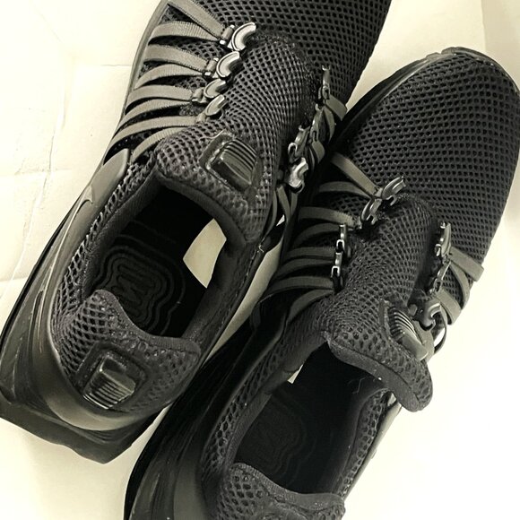 NIKE Shox sneakers Men's gravity shoes Black sneakers size 9 - Picture 11 of 12